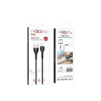 Noozy A45 USB to Lightning Cable 2.4A Black 1m