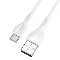 Noozy A45 USB to USB-C Cable 3A White 1m