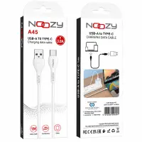 Noozy A45 USB-A to USB-C Cable 3A White 1m