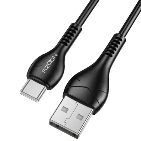 Noozy A45 USB to USB-C Cable 3A Black 1m