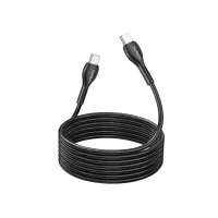 Noozy A45 Power Cable USB-C to USB-C Fast Charging 60W+Apple PD27 Black 2m