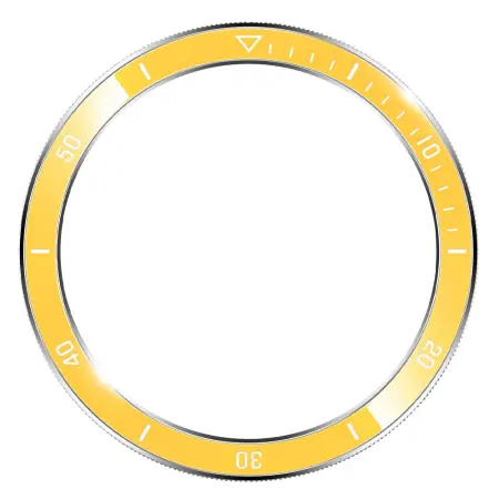 Watch Bezel for Xiaomi Watch S3 / S4 Stainless Steel Yellow