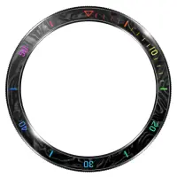 Watch Bezel for Xiaomi Watch S3 / S4 Stainless Steel Rainbow BHR8313GL