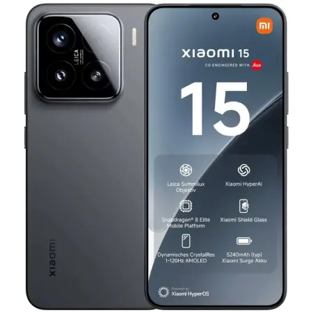 Xiaomi 15 5G Dual Sim 6.36" 12GB/256GB NFC IP68 Black