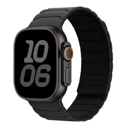 Watchband Hoco WA39 Flex Series 38/40/41/42mm Silicon Strap For Apple Watch series 1/2/3/4/5/6/7/8/9/SE/SE2 Coal Black