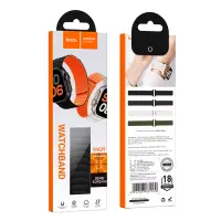 Watchband Hoco WA39 Flex Series 38/40/41/42mm Silicon Strap For Apple Watch series 1/2/3/4/5/6/7/8/9/SE/SE2 Coal Black