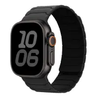 Watchband Hoco WA39 Flex Series 44/45/46/49mm Silicon Strap For Apple Watch series 1/2/3/4/5/6/7/8/9/se/ultra1/ultra2 Coal Black