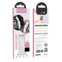 Watchband Hoco WA38 Time Series 44/45/46/49mm Silicon Strap For Apple Watch series 1/2/3/4/5/6/7/8/9/se/ultra1/ultra2 Star White