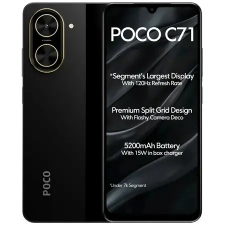 Xiaomi Poco C71 4G Dual Sim 6.88" 3GB/64GB Black