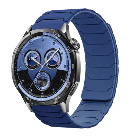 Watchband Hoco WH21 Flexible Silicon Magnetic for Samsung Huawei Xiaomi Vivo OPPO etc 22mm Universal Deep Sea Blue