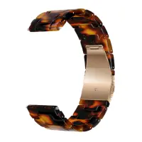 Watchband Hoco WH19 Elegant Series Plastic Bracelet for Samsung Huawei Xiaomi Vivo OPPO etc 22mm Universal Tortoise Shell
