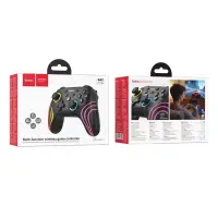 Gamepad Hoco GA2 Unicorn RGB 800mAh BT v4.2 8h Use Time and Dual Motor Vibration Compatible with Consoles and PC