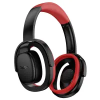 Wireless Stereo Headphone Hoco W67 Rhyme Open Ear v5.4 300mAh 32hr Use Time and Microphone Black Red
