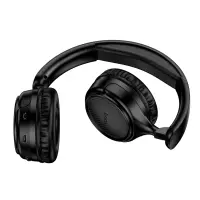 Wireless Stereo Headphone Hoco W66 Wave v5.4 300mAh 32hr Use Time and Microphone Black