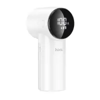 Portable Rechargeable Fabric Shaver Hoco HP70 800mAh Six Blades 7800 Rpm 3 Speed Settings and LED Display White