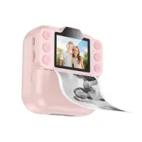 Hoco DV211 Kids Dual HD Camera 2.0" Screen 1300mAh with 2GB memory card Able to Print Photos Pink