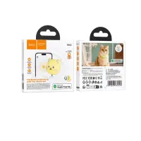 Smart Tag Hoco E91D Tiger for iOS Compatible with Apple Find My Tracker Beige