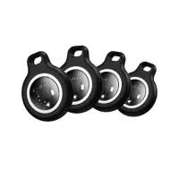 Smart Tag Hoco E91 Tiger for iOS Compatible with Apple Find My Tracker White (4 Pack)