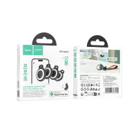 Smart Tag Hoco E91 Tiger for iOS Compatible with Apple Find My Tracker White (4 Pack)