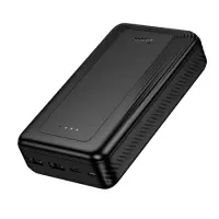 Power Bank Hoco J165A 20000mAh 2xUSB-A 1xUSB-C 1xMicro USB 5V/2A and LED Battery Indicator Black
