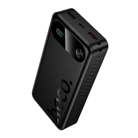 Power Bank Hoco J154A Victorious 20000mAh 1xUSB-C PD20W 2xUSB-A 22.5W and Digital LED Screen for Battery Level Black