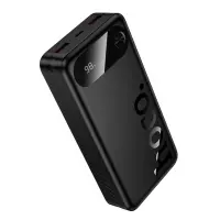 Power Bank Hoco J154A Victorious 20000mAh 1xUSB-C PD20W 2xUSB-A 22.5W and Digital LED Screen for Battery Level Black