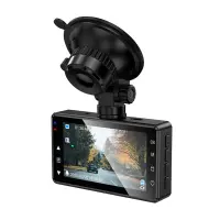 Windshield Cam Hoco DV14 720p HD 200mAh Wide Angle Lens 120° 3" Display Supports MicroSD Card up to 64GB Black