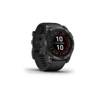 Smartwatch Garmin Fenix 7X Pro Solar Stainless Steel 51mm GPS NFC 10 ATM Slate Grey with Black Band