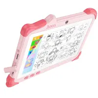 Hoco HI16 Kids Tablet 7" Wifi 2GB/32GB HD LCD Screen Dual Camera MicroSD with Parental Mode Pink