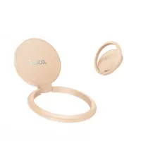 Mobile Phone Metallic Ring Holder Hoco DCA64 with 360° Rotation Light Pink