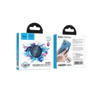 Mobile Phone Metallic Ring Holder Hoco DCA64 with 360° Rotation Dark Blue