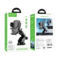 Car Mount Hoco DCA24 360° for Devices 4.5" - 7" with Extension Arm Black