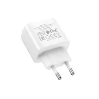 Travel Charger Hoco. DC71 1xUSB-C PD25W QC White