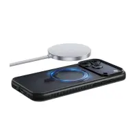 Hoco Premium Rotating Magsafe Case for Apple iPhone 17 Pro Max with Built-in Stand Black