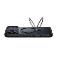 Hoco Premium Rotating Magsafe Case for Apple iPhone 17 Pro with Built-in Stand Black