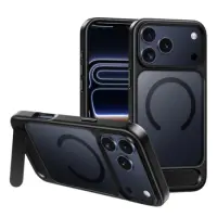 Hoco Premium Vip Magsafe Case for Apple iPhone 17 Pro Max with Built-in Stand Black