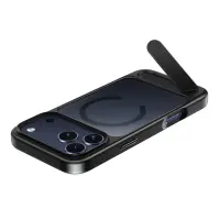 Hoco Premium Vip Magsafe Case for Apple iPhone 17 Pro Max with Built-in Stand Black