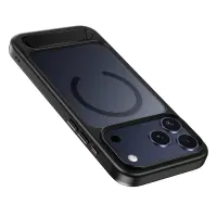 Hoco Premium Vip Magsafe Case for Apple iPhone 17 Pro with Built-in Stand Black