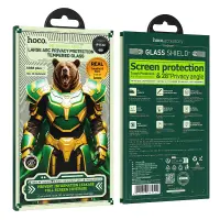 Hoco Bear Shield A888 HD 4H 0.4mm Tempered Glass Large Arc 28 Degrees Privacy Protection for Apple iPhone Air