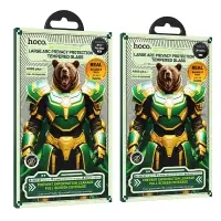 Hoco Bear Shield A888 HD 4H 0.4mm Tempered Glass Large Arc 28 Degrees Privacy Protection for Apple iPhone 17 Pro