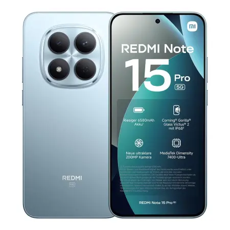 Xiaomi Redmi Note 15 Pro 5G Dual Sim 6.83" 12GB/512GB IP68 Glacier Blue