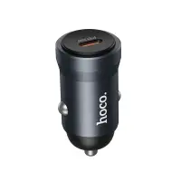 Car Charger Hoco Z62A Mini QC PD30W 1xUSB-C QC Alluminum Alloy Black