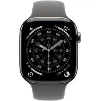 Apple Watch Series 11 5G (2025) Aluminum 42mm GPS eSIM NFC IP6X  Aluminum Case Natural with Stone Grey Sport Band