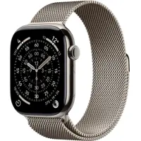 Apple Watch Series 11 5G (2025) Aluminum 46mm GPS eSIM NFC IP6X Aluminum Case Natural with Natural Milanese Loop