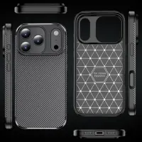 Case Ancus AutoFocus Carbon Fiber για Apple iPhone 17 Pro Black