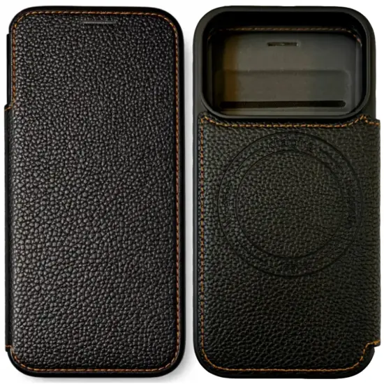 Case Folio TPU Ancus Magnetic Ring για Apple iPhone 17 Pro Max 5G Black
