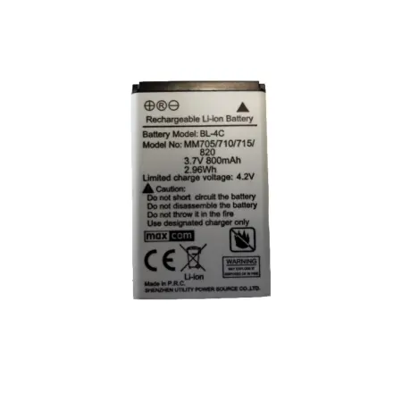 Battery Maxcom BL-4C Type 800mAh 3.7V Original Bulk with Protection Circuit