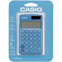 Calculator Dual 10 Digits LCD Display Casio SL-310UC-BU Blue