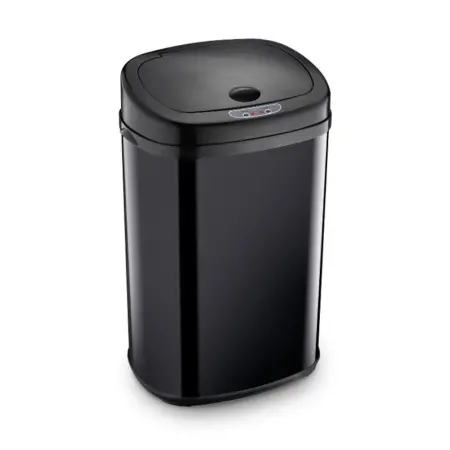 Stainless Steel Waste Bin with Photocell 30lt SENSOR Lamart LT8111 Black