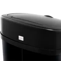 Stainless Steel Waste Bin with Photocell 30lt SENSOR Lamart LT8111 Black